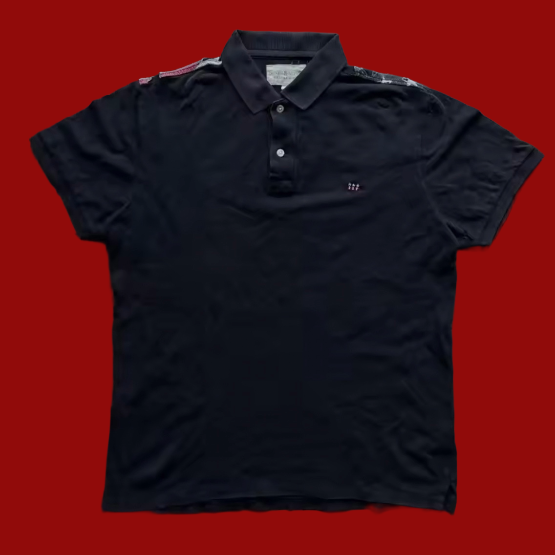 Distressed American Flag Polo