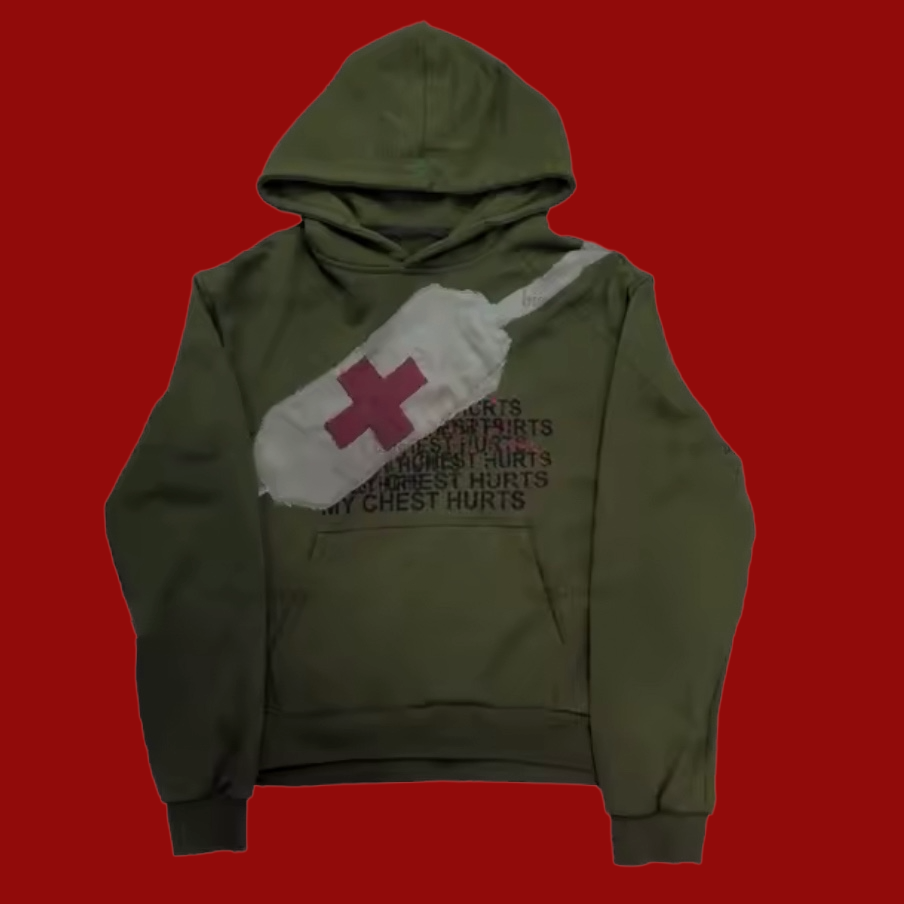 Bandage Hoodie Green