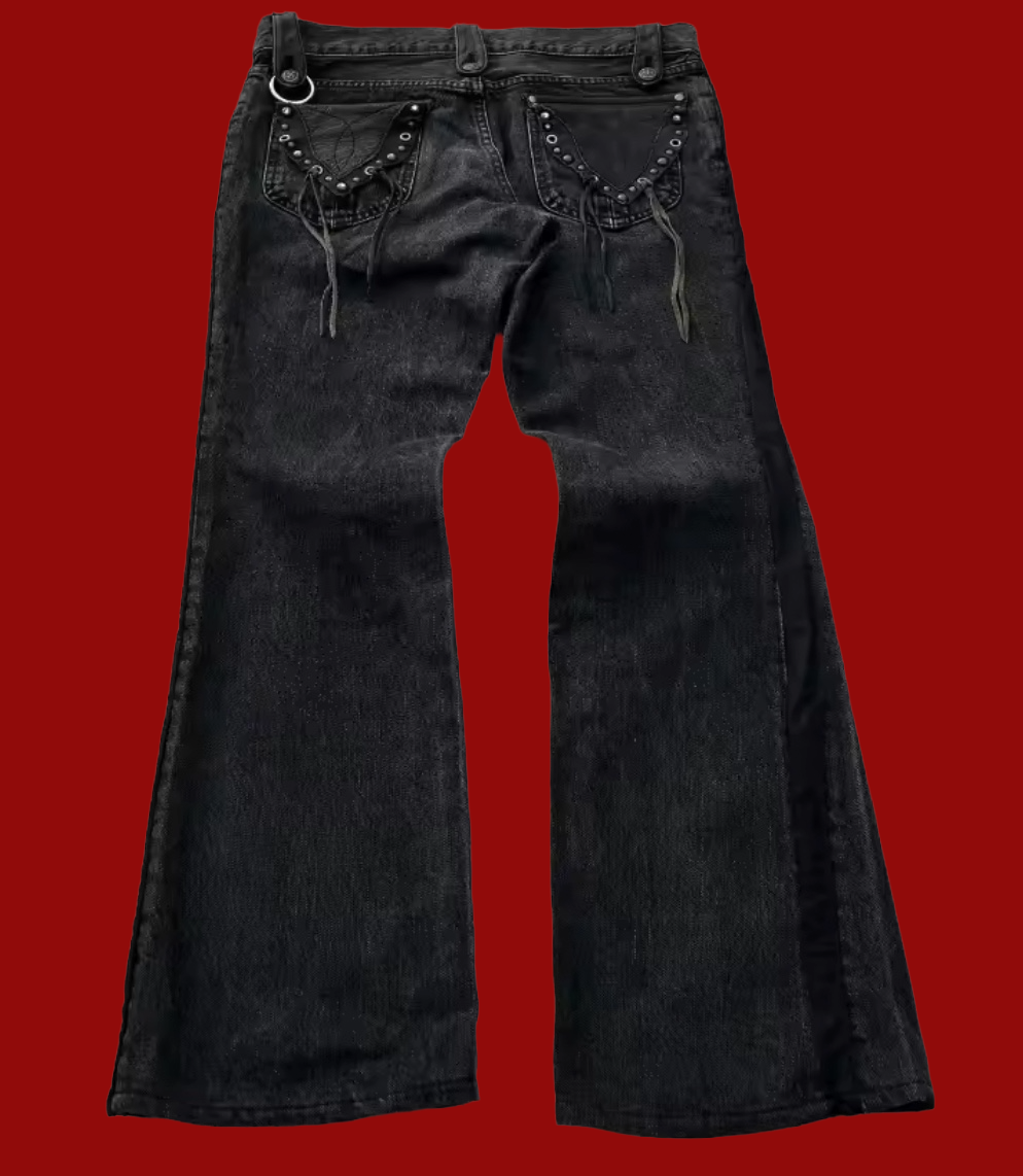 Black Cross Jeans